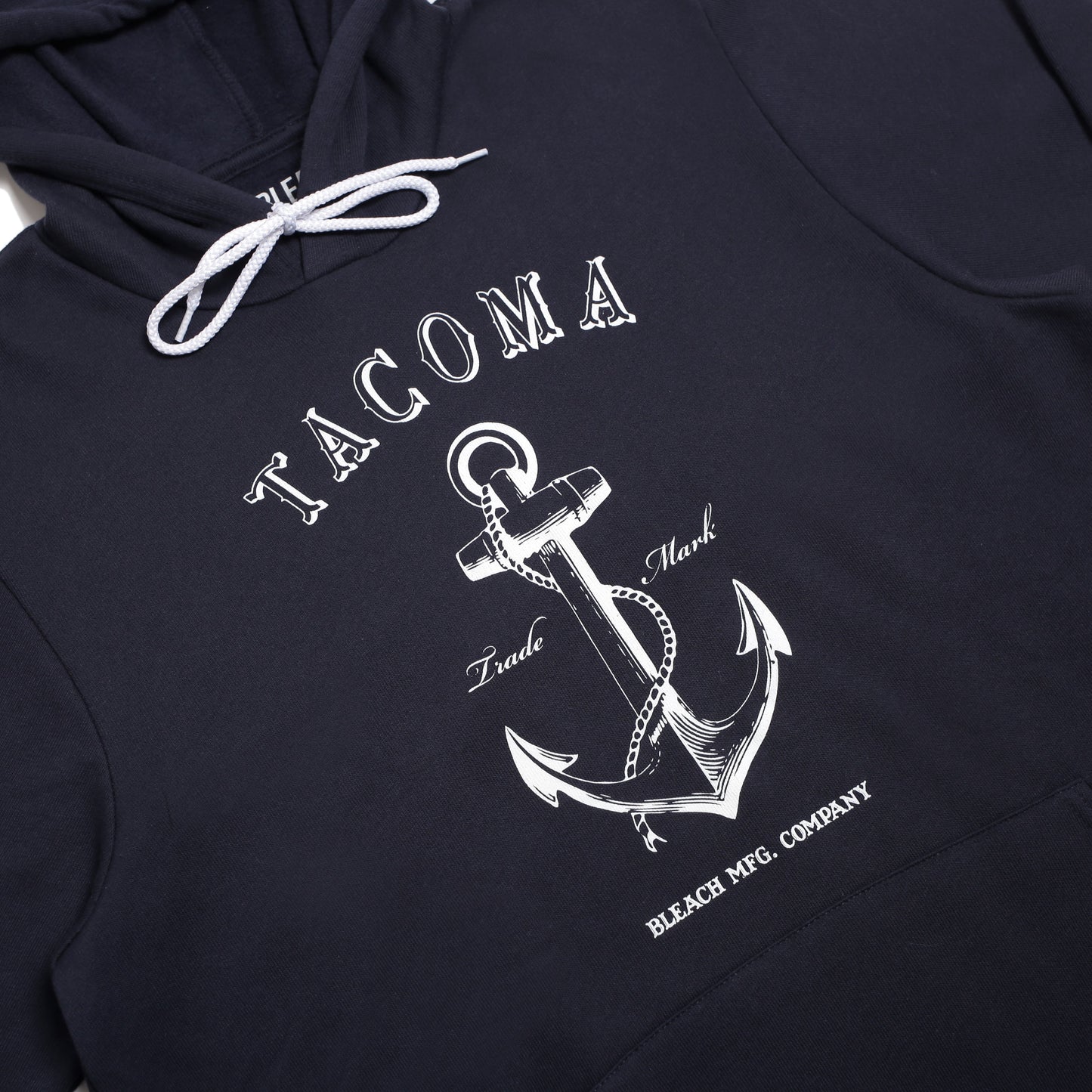 Anchor Hoodie - Navy/White