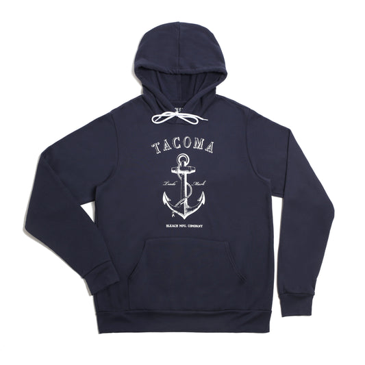 Anchor Hoodie - Navy/White