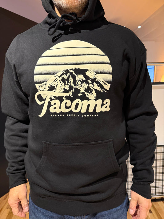 Tahoma Sunset Pullover Hoodie- Black/Clay
