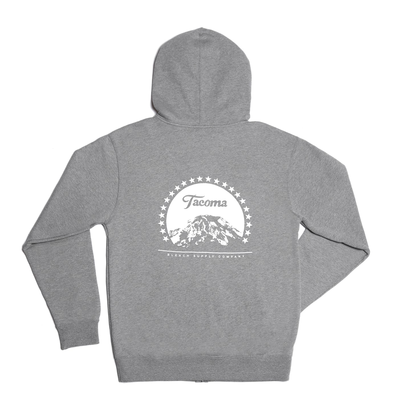TAHOMA ZIP HOODIE - GREY/WHITE