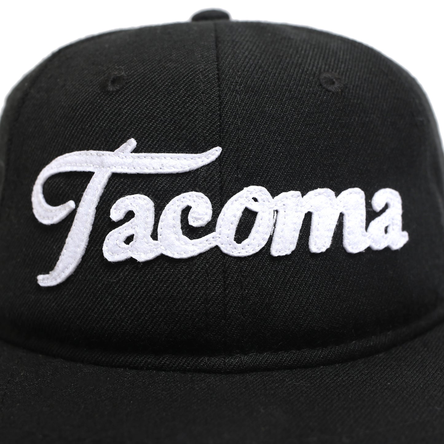 Tacoma Script Snapback - Black