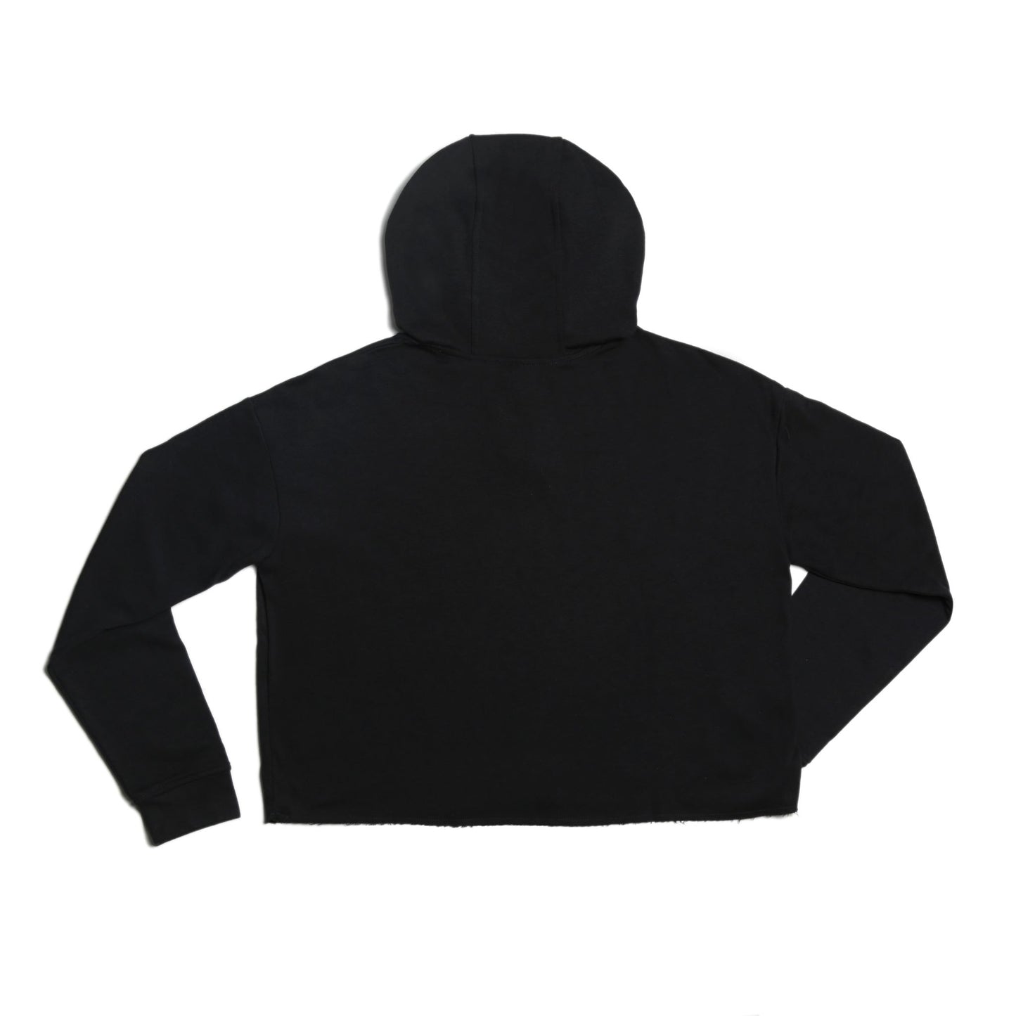 Tacoma Script Women's Cropped Hoodie - Black