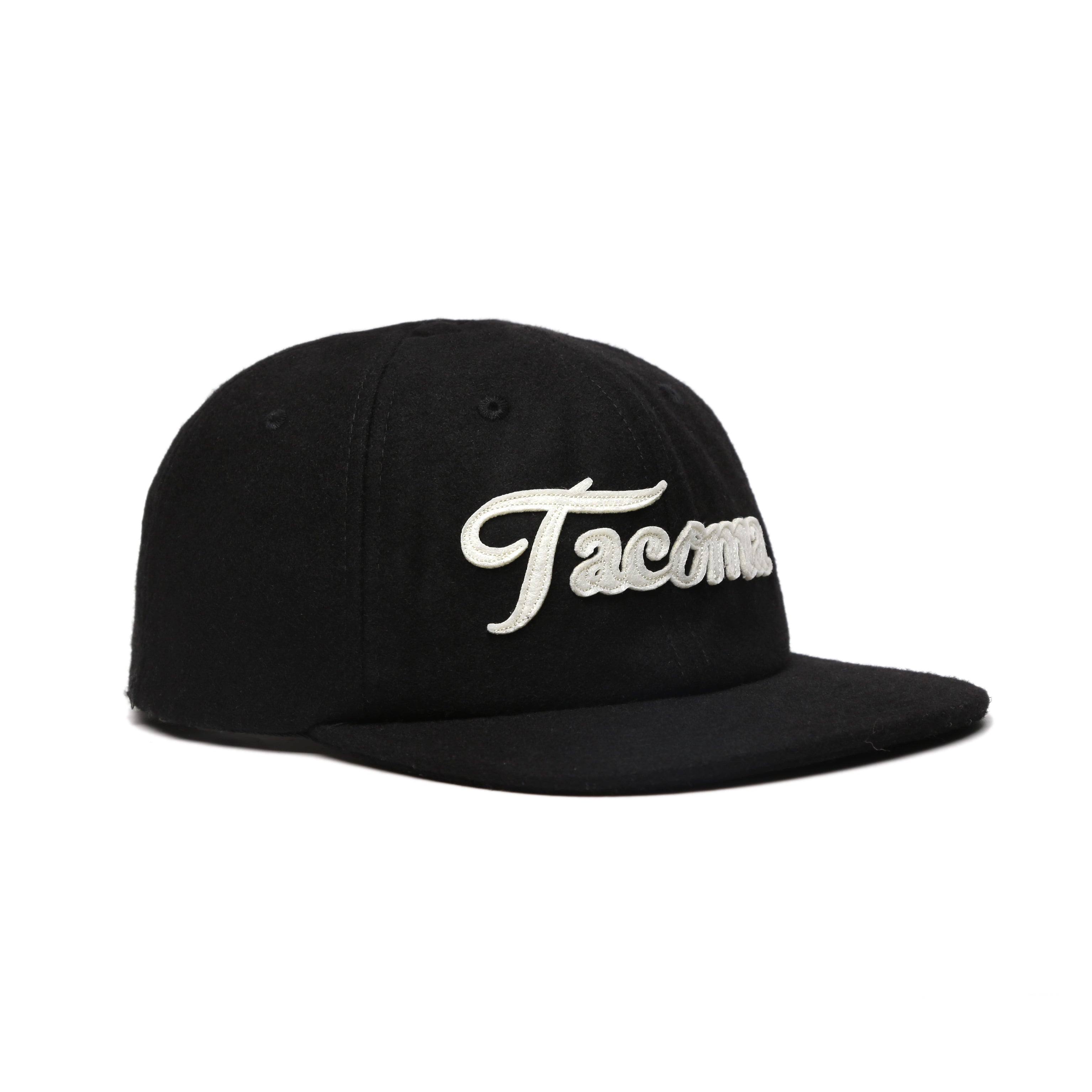 Tacoma Script Snapback - Black – Bleach