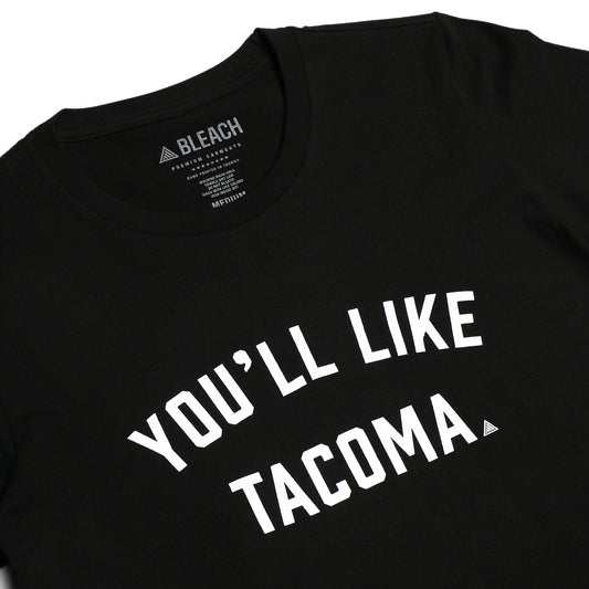 You'll Like Tacoma Script Tee - Black