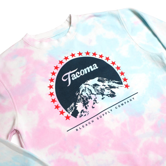 Tahoma Crewneck - Candy Tie Dye