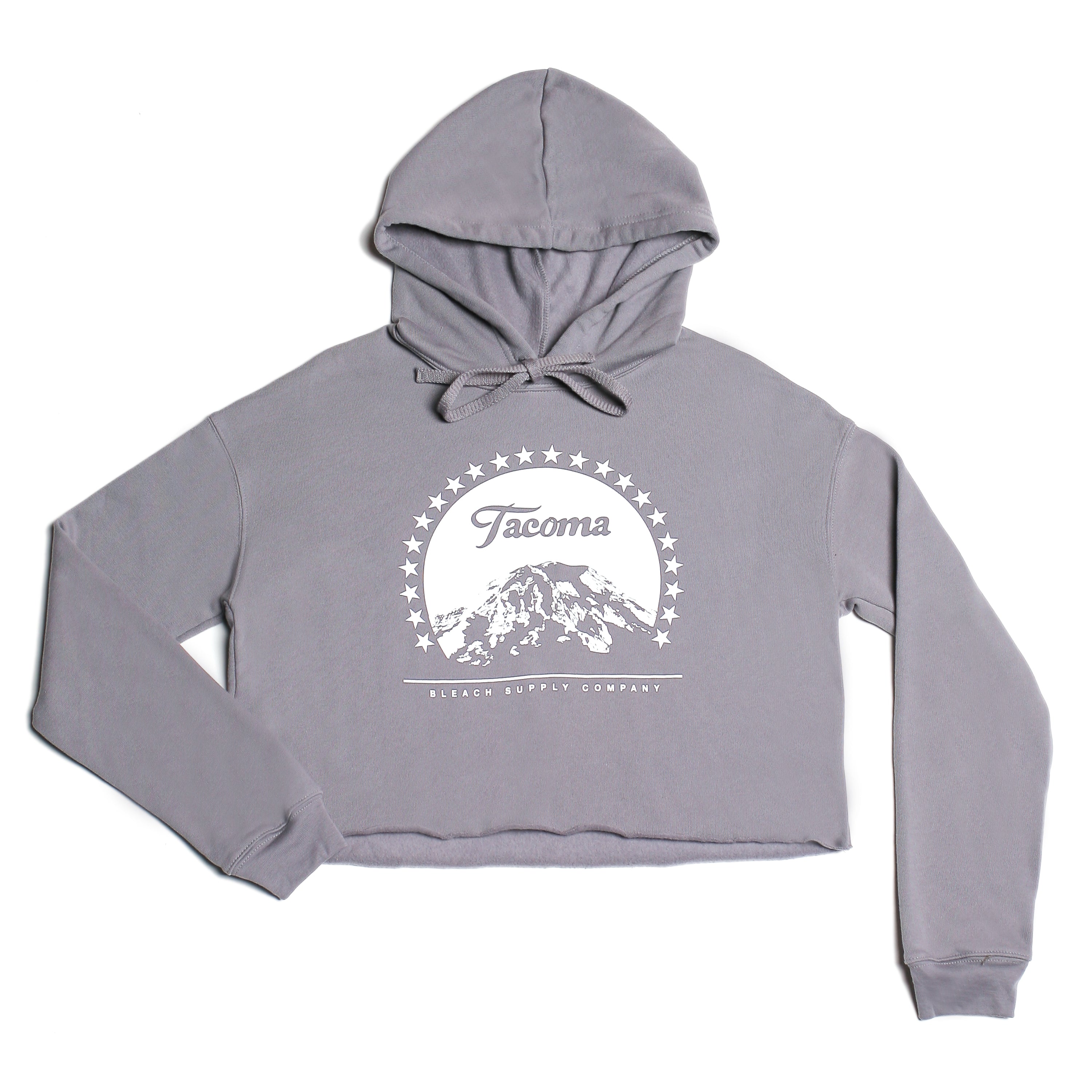 Tahoma Women's Cropped Hoodie - Storm – Bleach