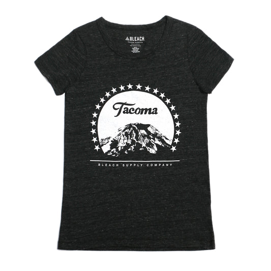 Tahoma Women's Tee - Heather Charcoal/White