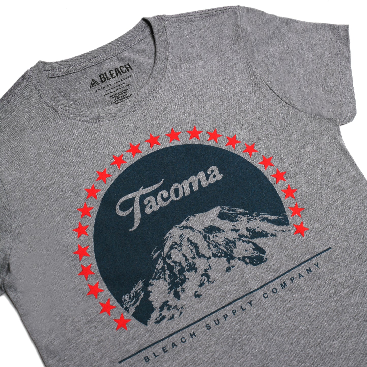 Tahoma Women's Tee - Grey/Red/Navy