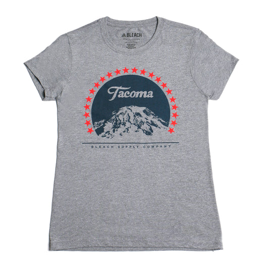 Tahoma Women's Tee - Grey/Red/Navy