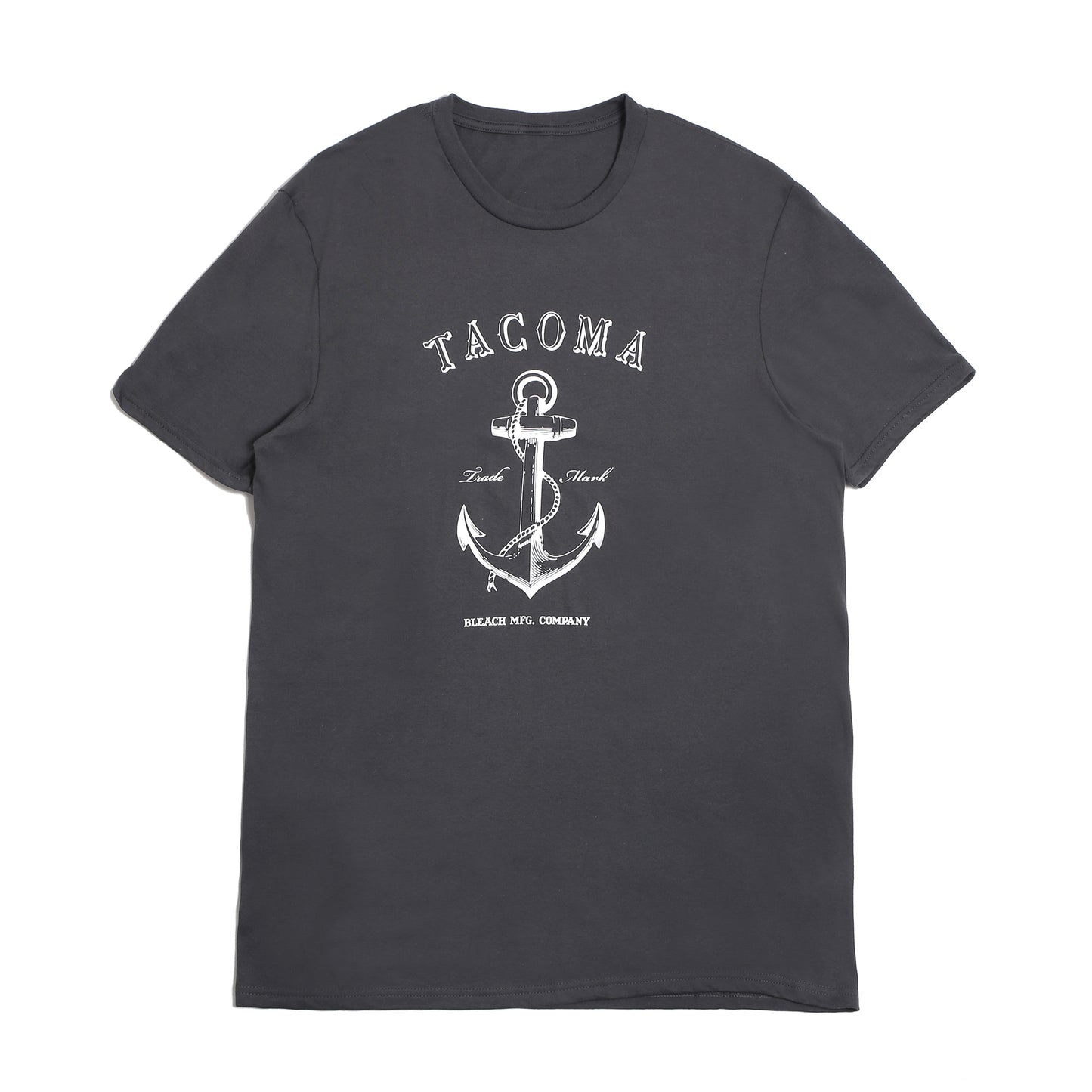 Anchor Tee - Charcoal/White