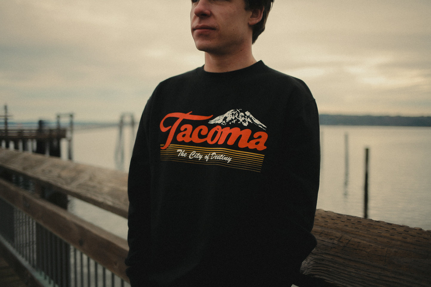 Horizon Crewneck - Black