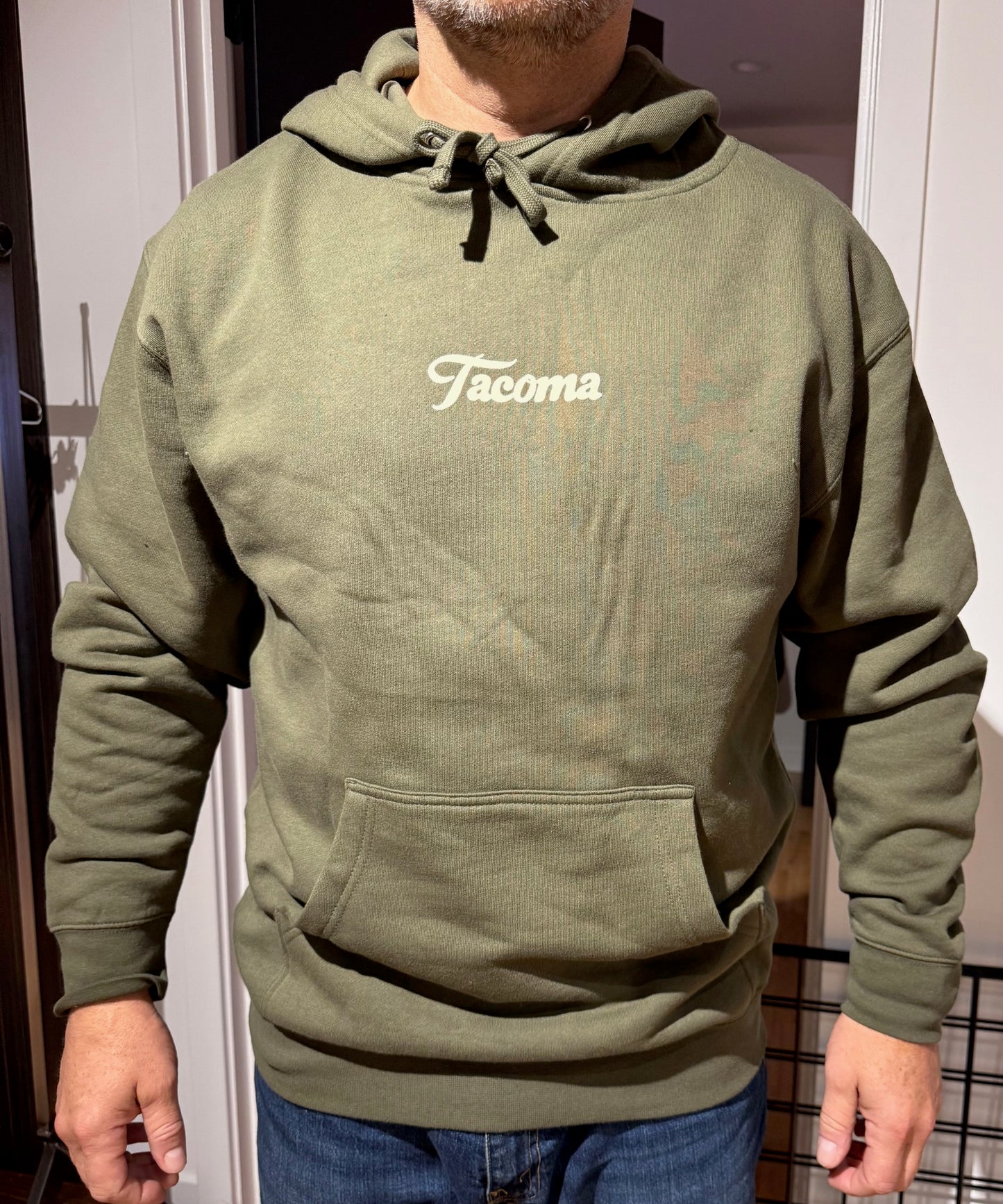 Tahoma Sunset Hoodie - Army/Clay
