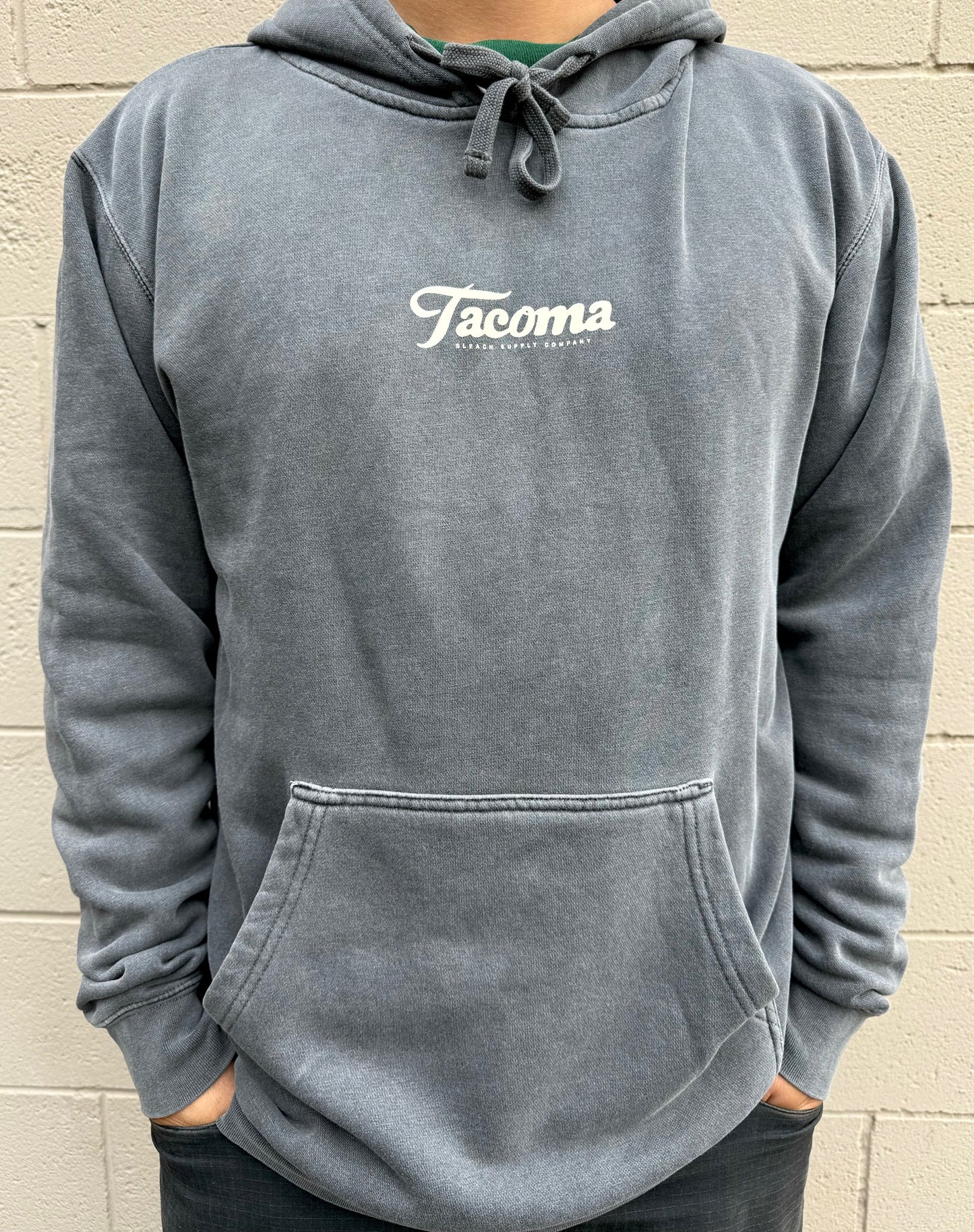 Tahoma Sunset Pigment Dye Hoodie - Faded Black/Clay