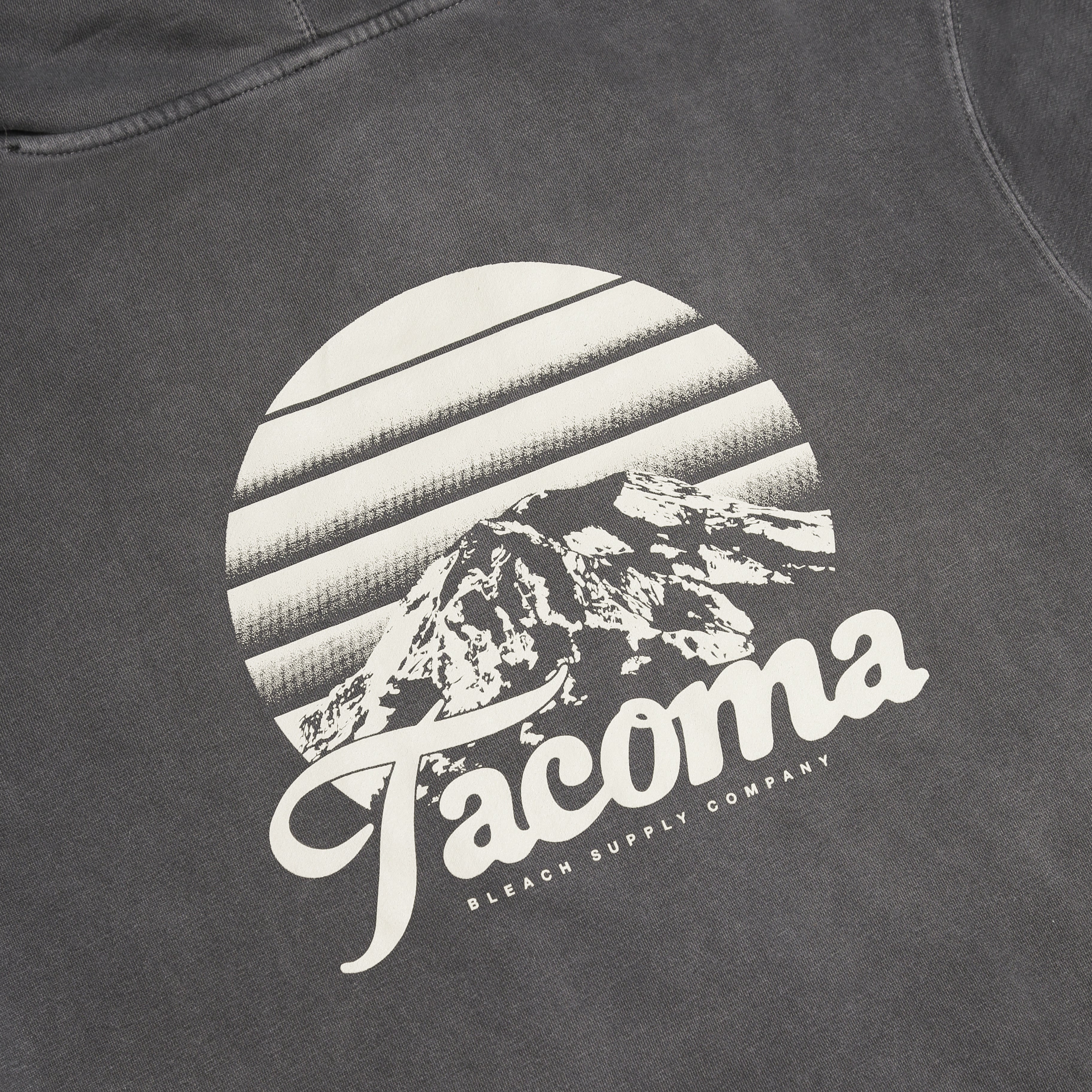 Tahoma Sunset Pigment Dye Hoodie - Faded Black/Clay – Bleach