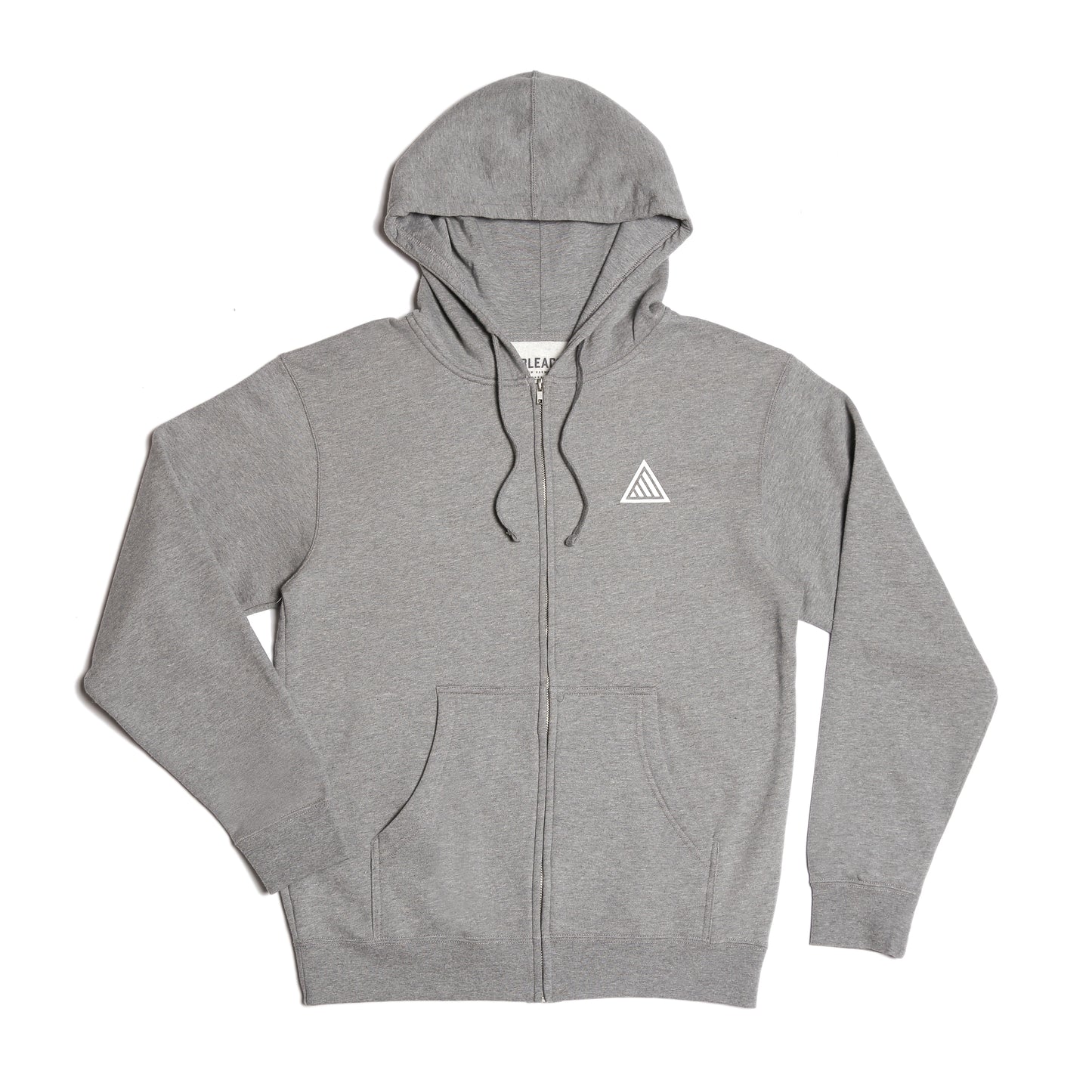 TAHOMA ZIP HOODIE - GREY/WHITE