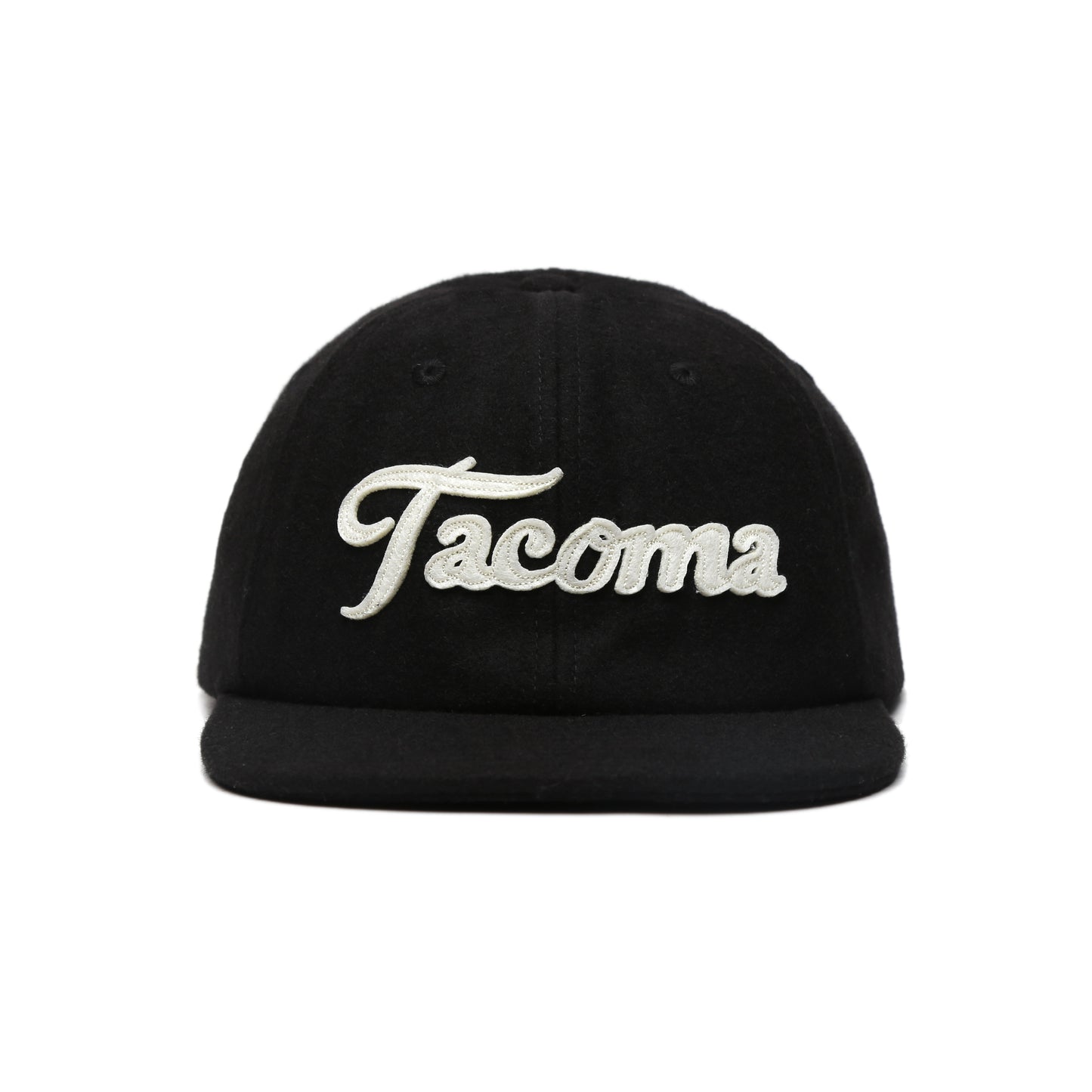 Tacoma Script Snapback - Black