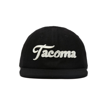 Tacoma Script Snapback - Black