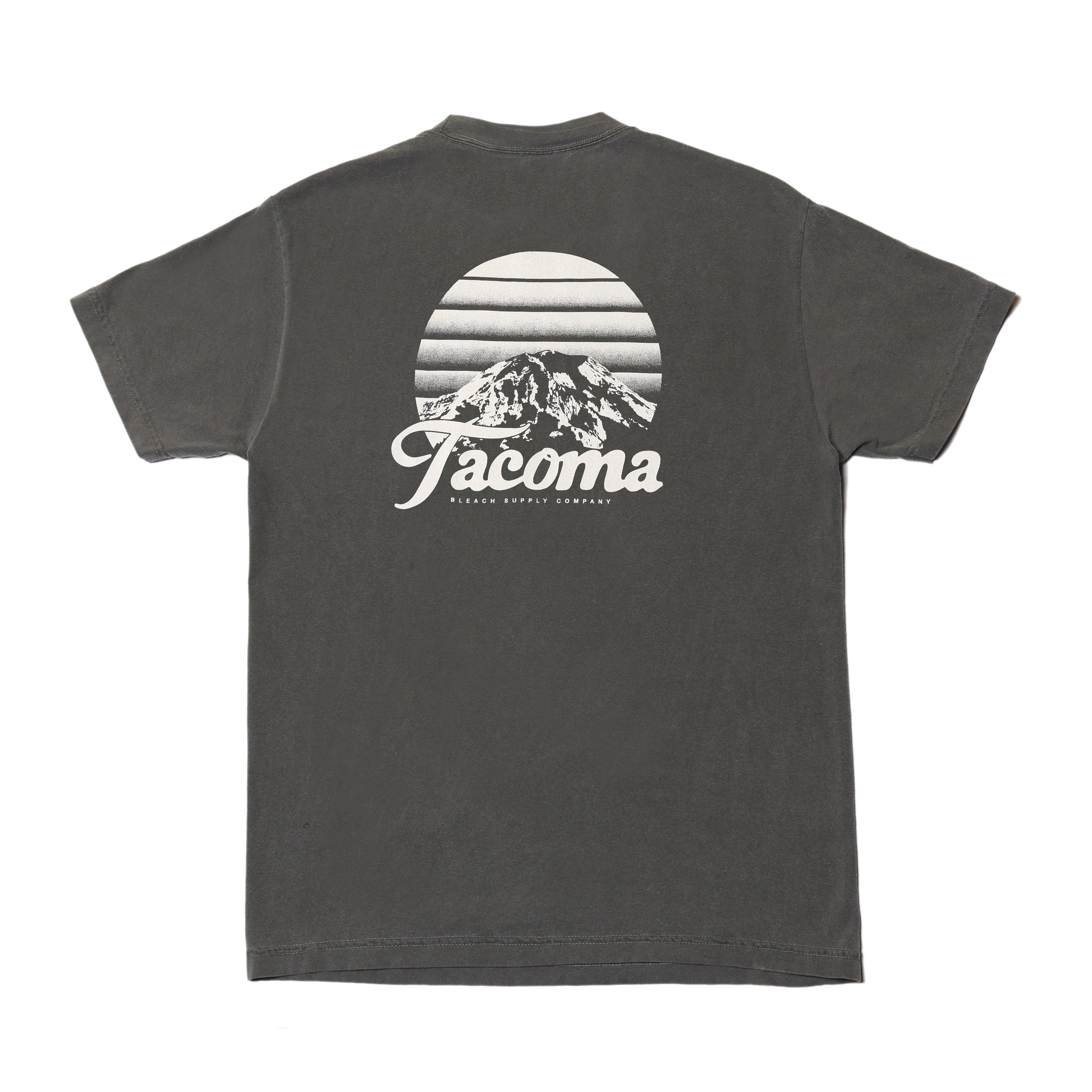 Tahoma Sunset Tee - Faded Black/Clay – Bleach
