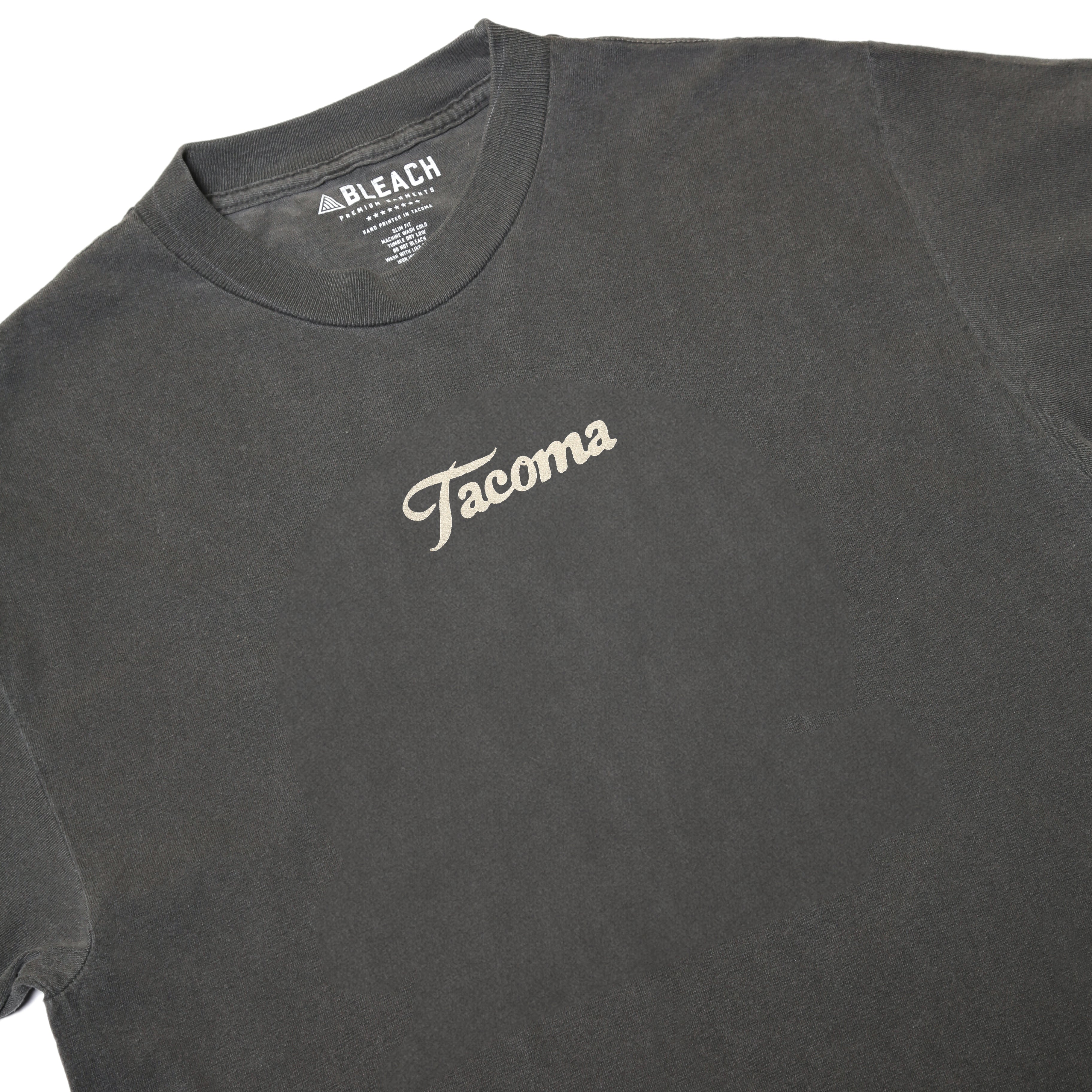 Tahoma Sunset Tee - Faded Black/Clay – Bleach