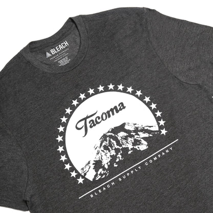 Tahoma Tee - Heather Charcoal/White