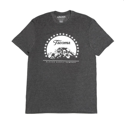 Tahoma Tee - Heather Charcoal/White