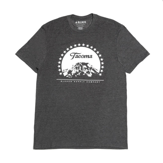 Tahoma Tee - Heather Charcoal/White
