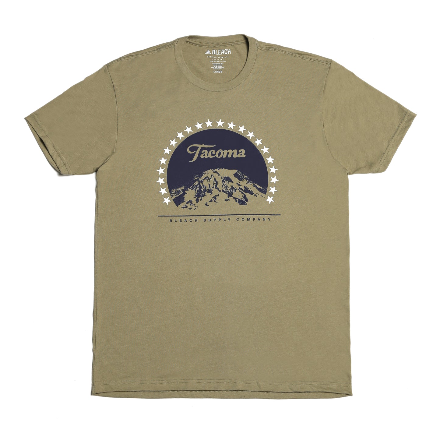 Tahoma Tee - Olive/Navy/White