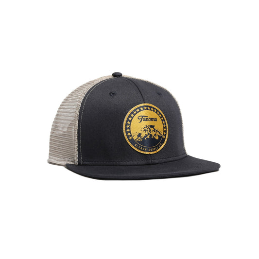 Tahoma Trucker Hat - Navy/Gold