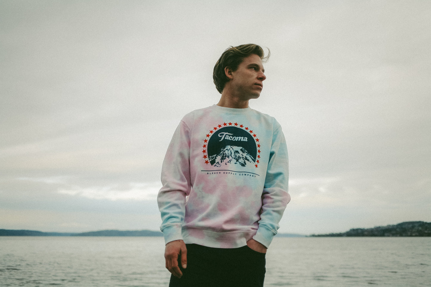 Tahoma Crewneck - Candy Tie Dye