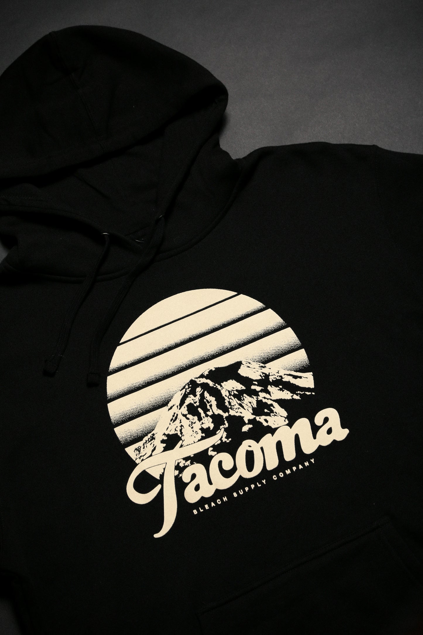 Tahoma Sunset Pullover Hoodie- Black/Clay