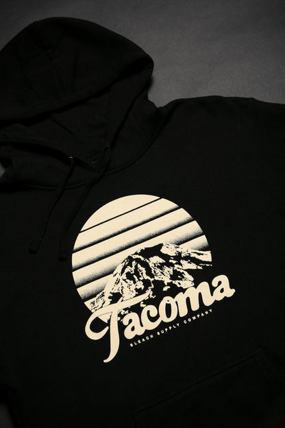 Tahoma Sunset Pullover Hoodie- Black/Clay