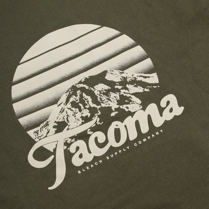 Tahoma Sunset Hoodie - Army/Clay