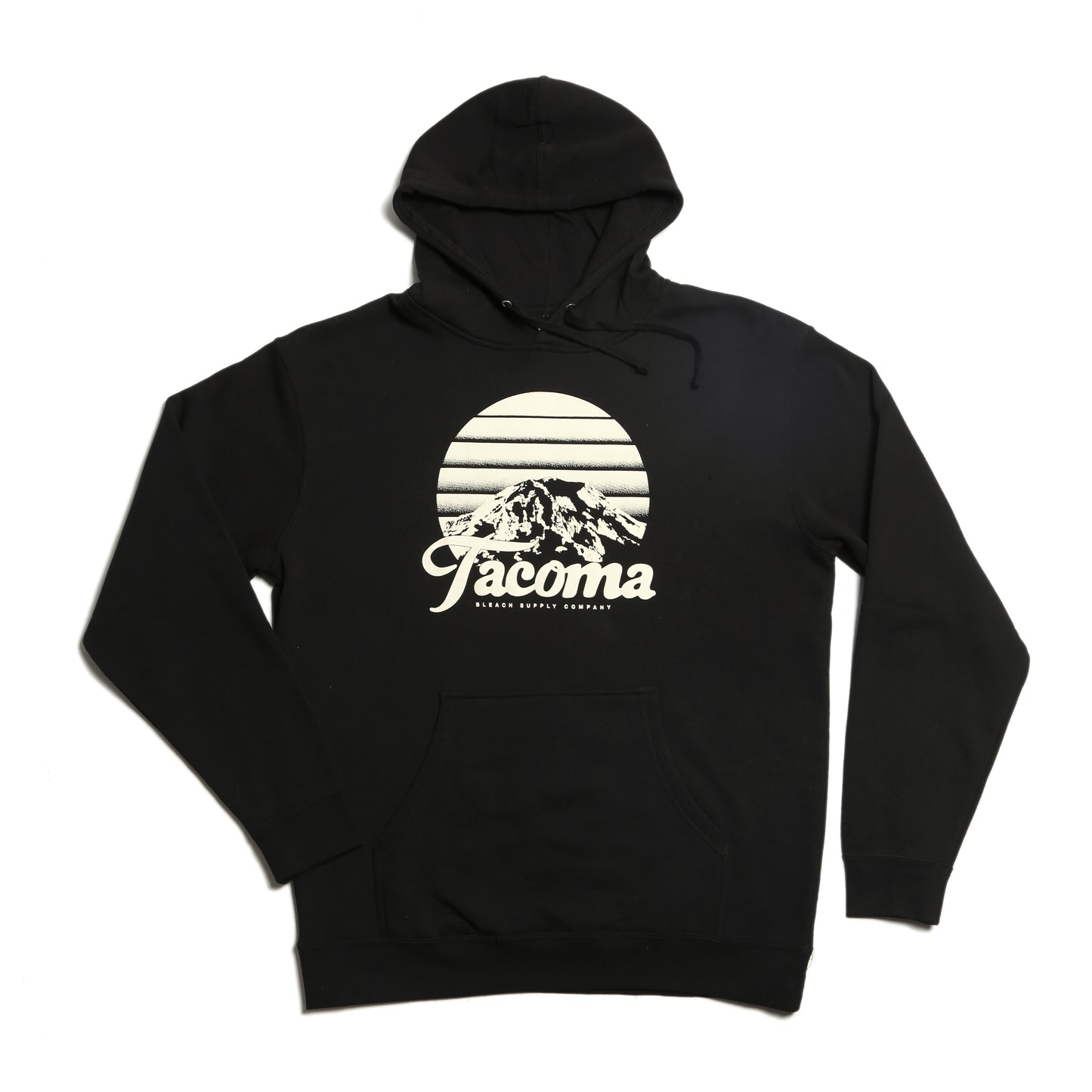 Tahoma Sunset Pullover Hoodie- Black/Clay