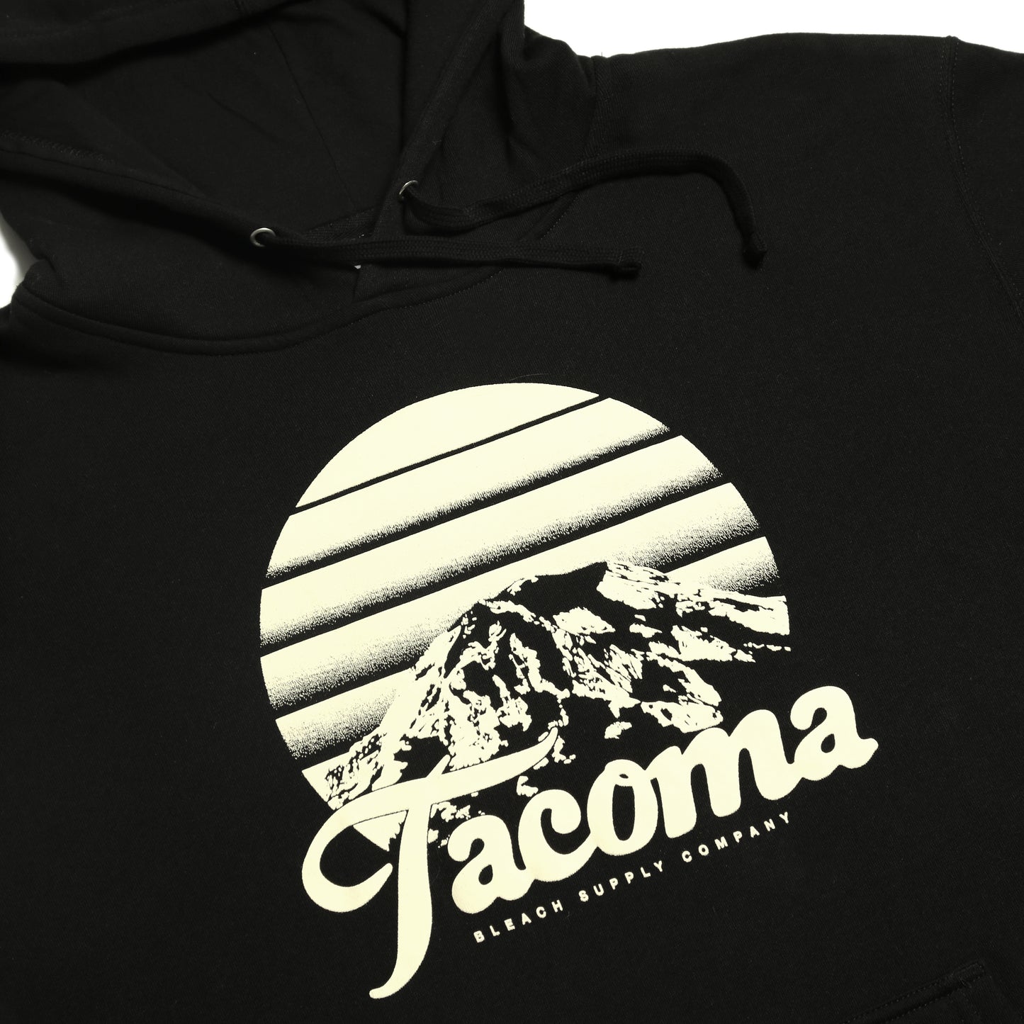 Tahoma Sunset Pullover Hoodie- Black/Clay