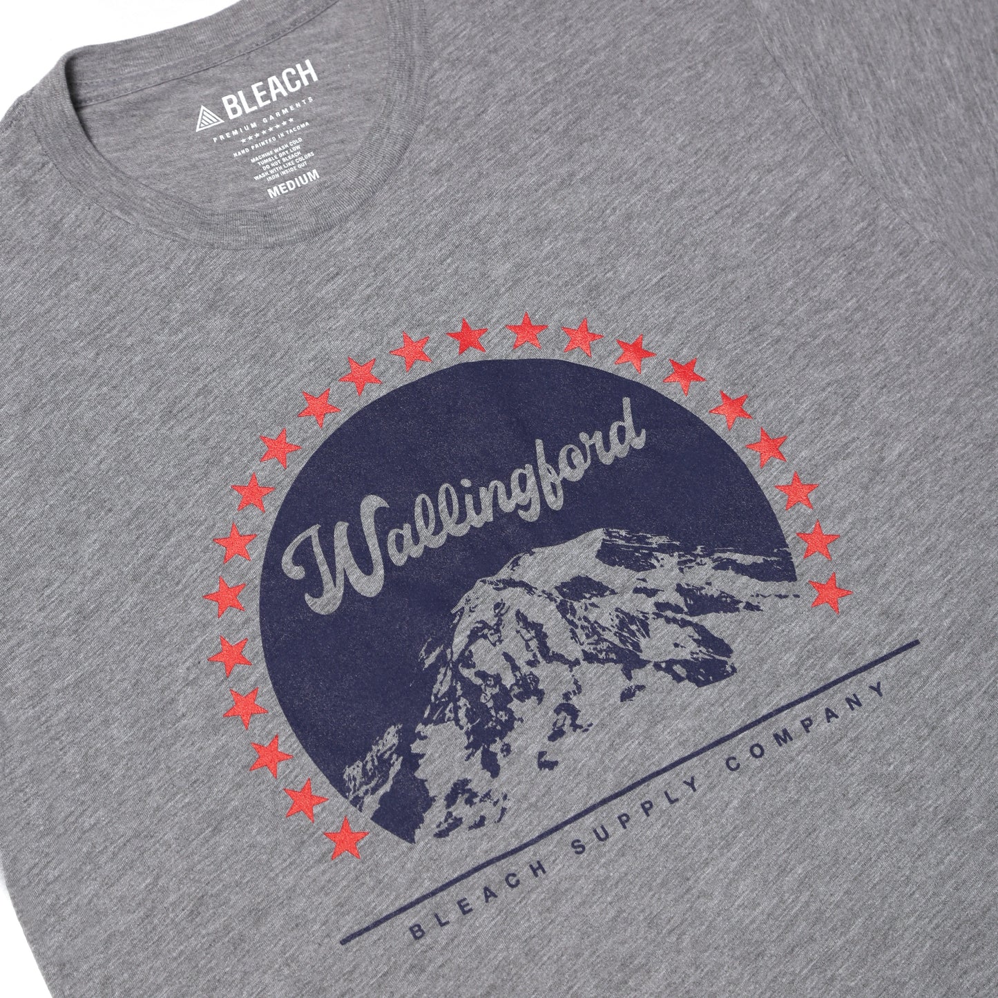 Wallingford Tahoma Tee - Grey/Navy/Red