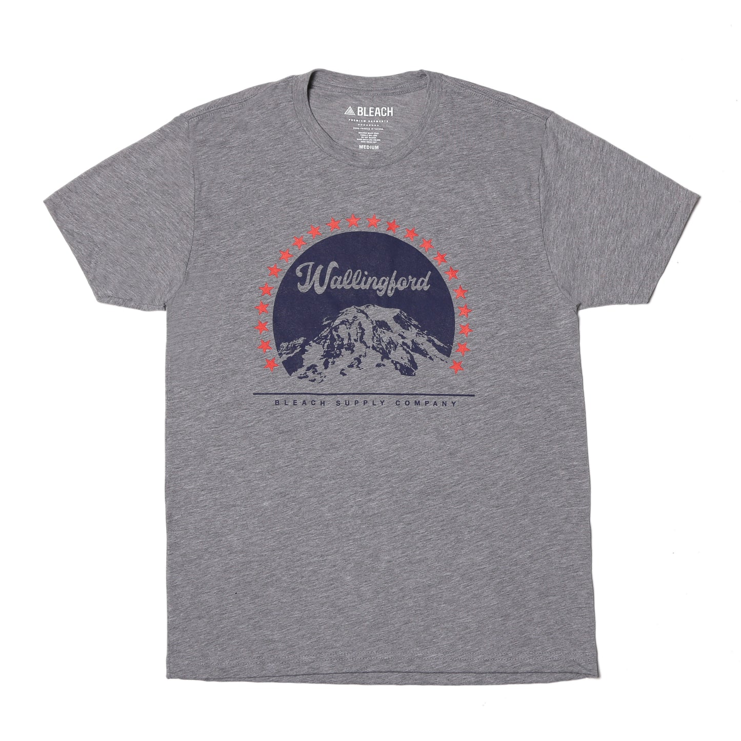 Wallingford Tahoma Tee - Grey/Navy/Red