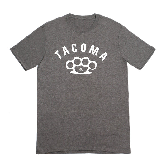 Knuckles Tee - Grey/White