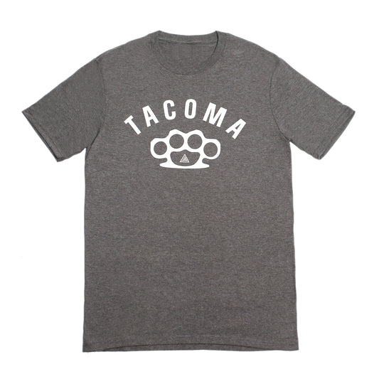 Knuckles Tee - Grey/White
