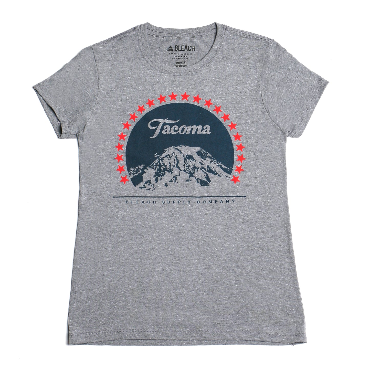 Tahoma Women's Tee - Grey/Red/Navy