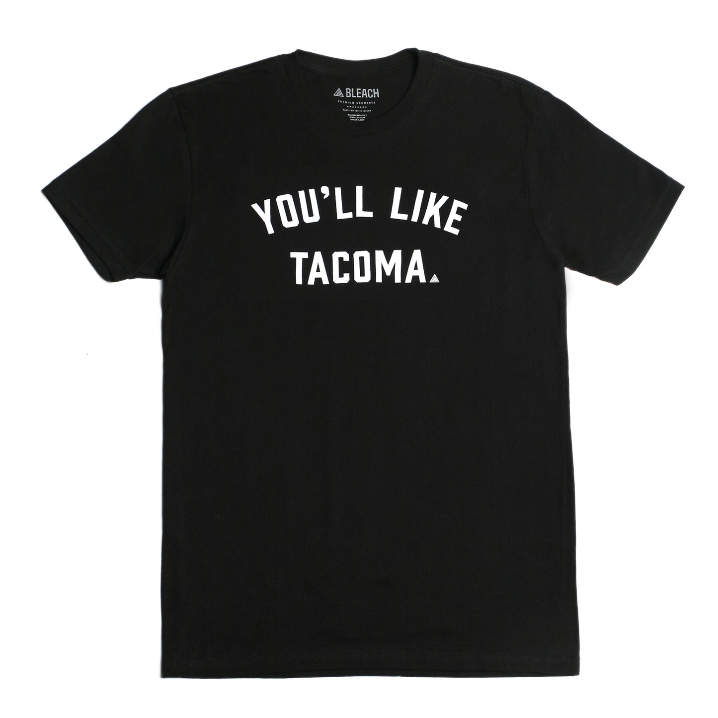 You'll Like Tacoma Script Tee - Black